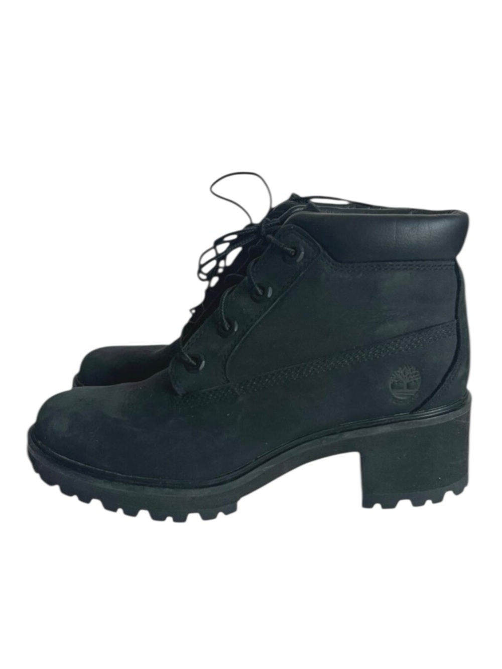 Timberland Kinsley Lug Sole Heeled Ankle Boots Size 8 - Picture 2 of 13